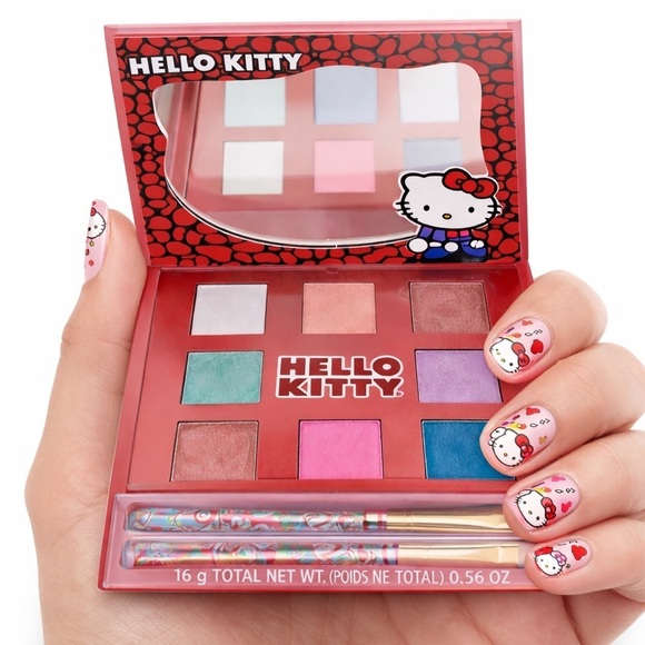 Sanrio Other - ✨ HOST PICK ✨ HELLO KITTY 🎀 NWT Eyeshadow Palette Set | Mirror & Brushes